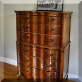 F56. Six-drawer dresser. 53”h x 37”w x 19”d 